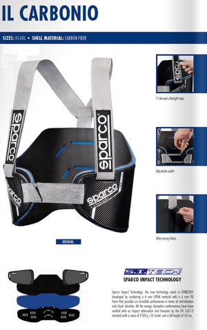 Sparco Carbon Kart Racing Rib Protector - ModMyEuro