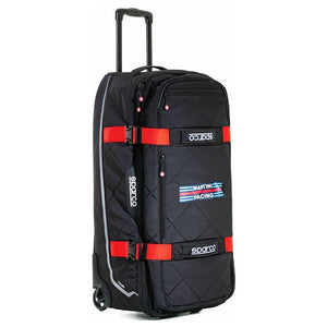 Sparco Martini Racing Tour rolling gear bag in Red/Black