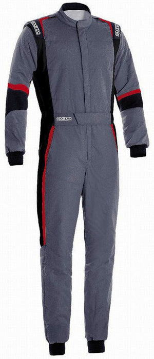 Sparco X-Light Race Suit Grey / Black Front Image